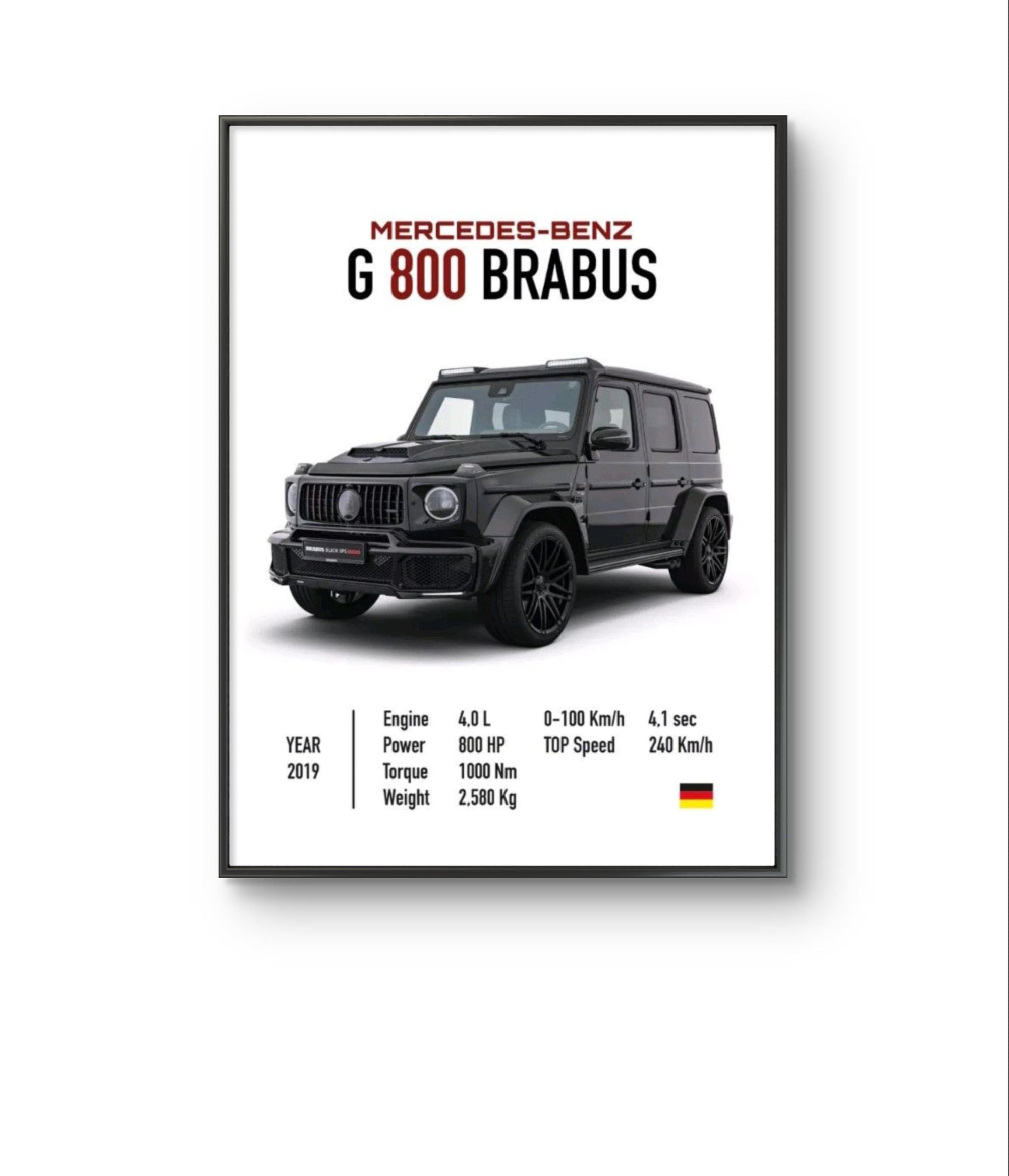 G 800 Brabus Truck  Poster