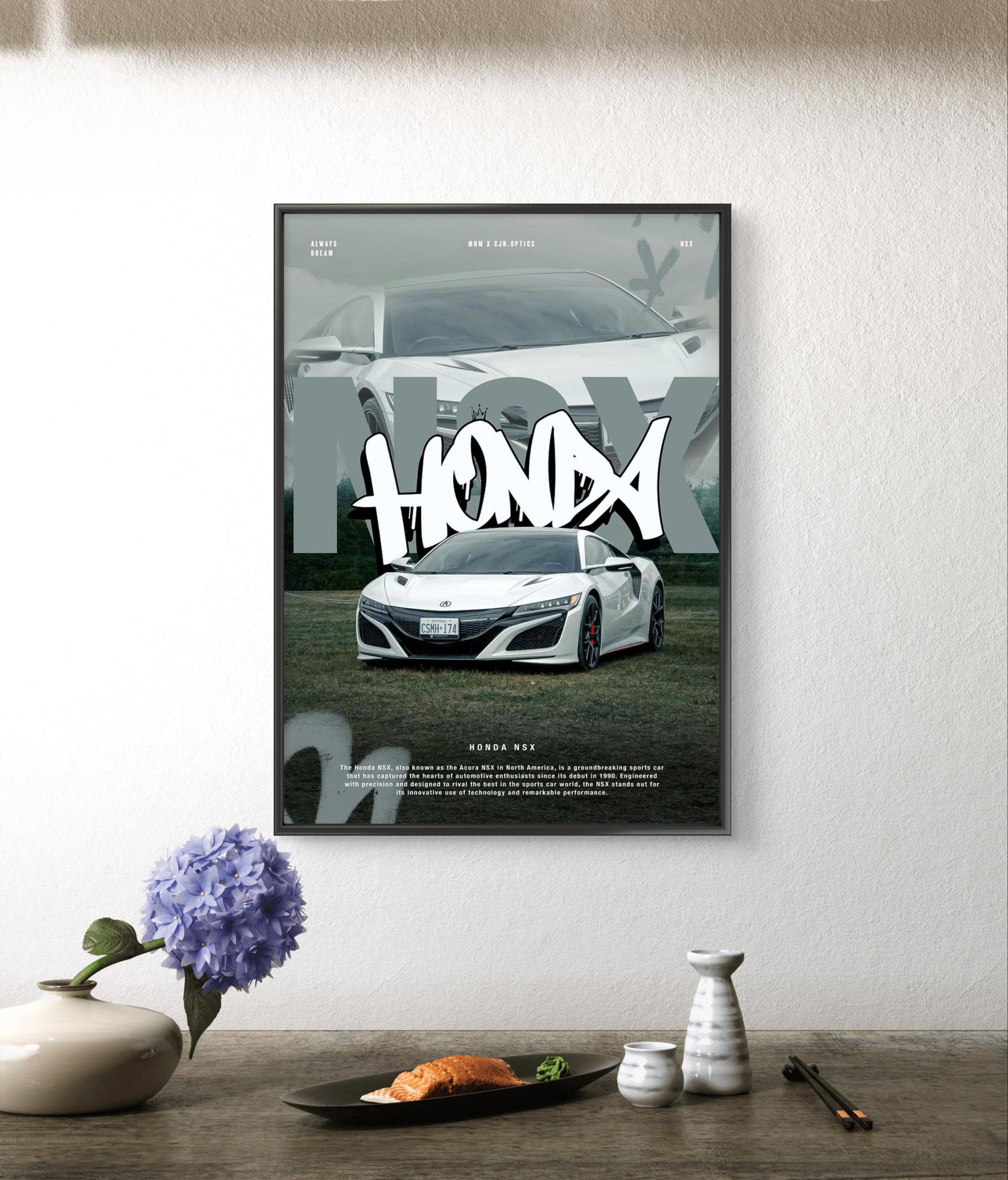 HONDA NSX Poster