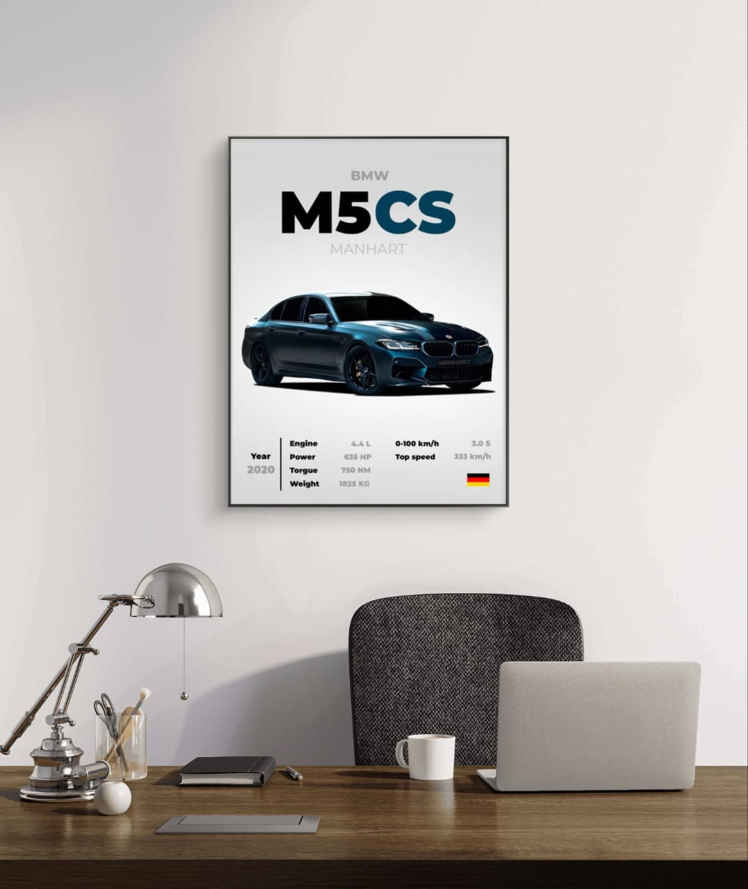 BMW M5 CS Poster