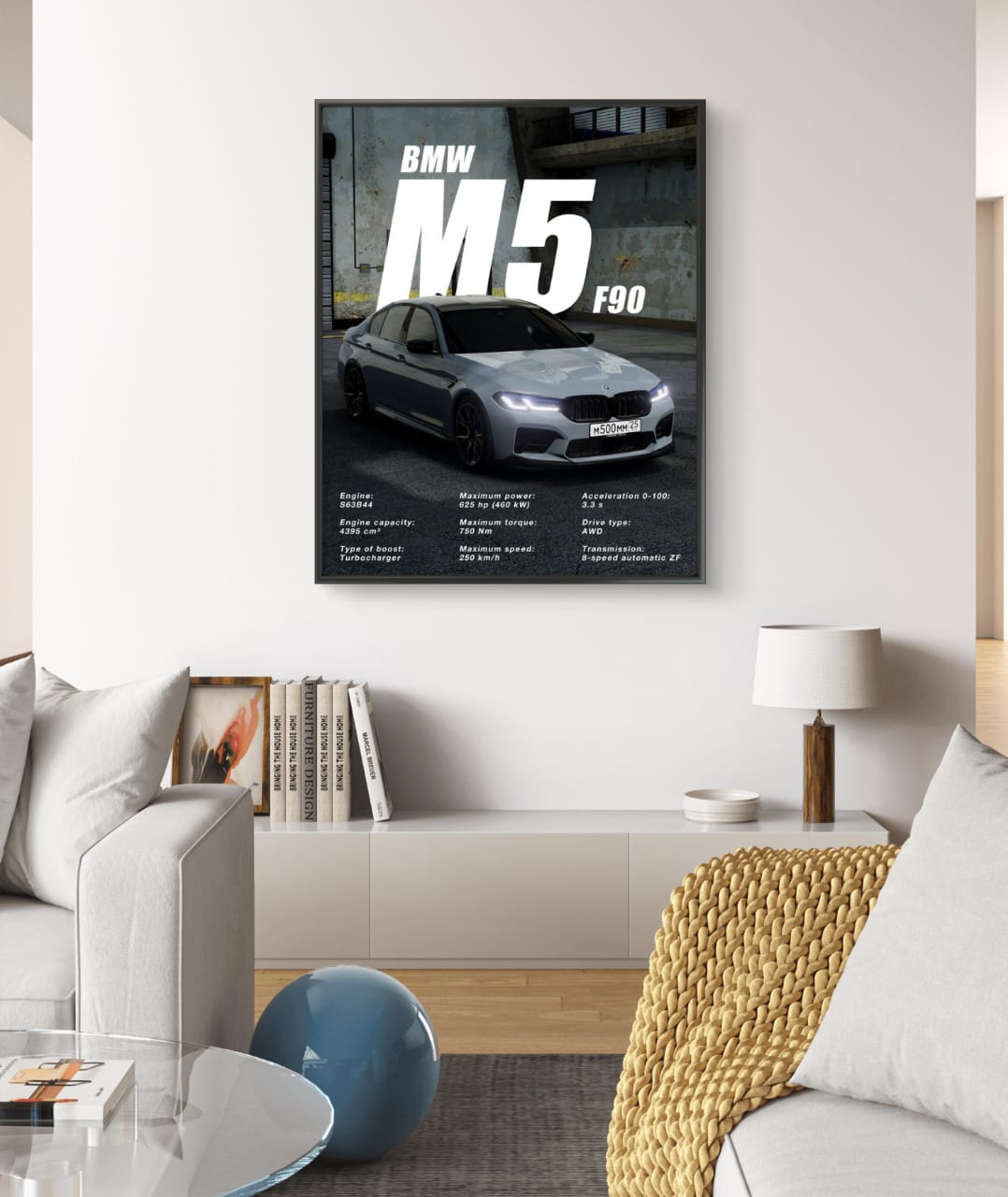 BMW M5 F90 Poster