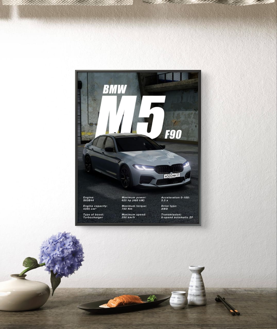 BMW M5 F90 Poster