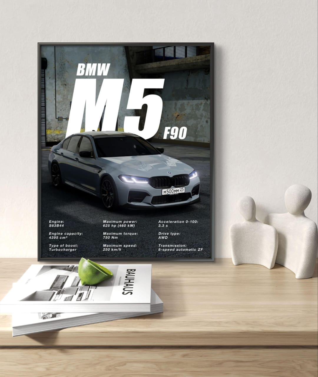 BMW M5 F90 Poster