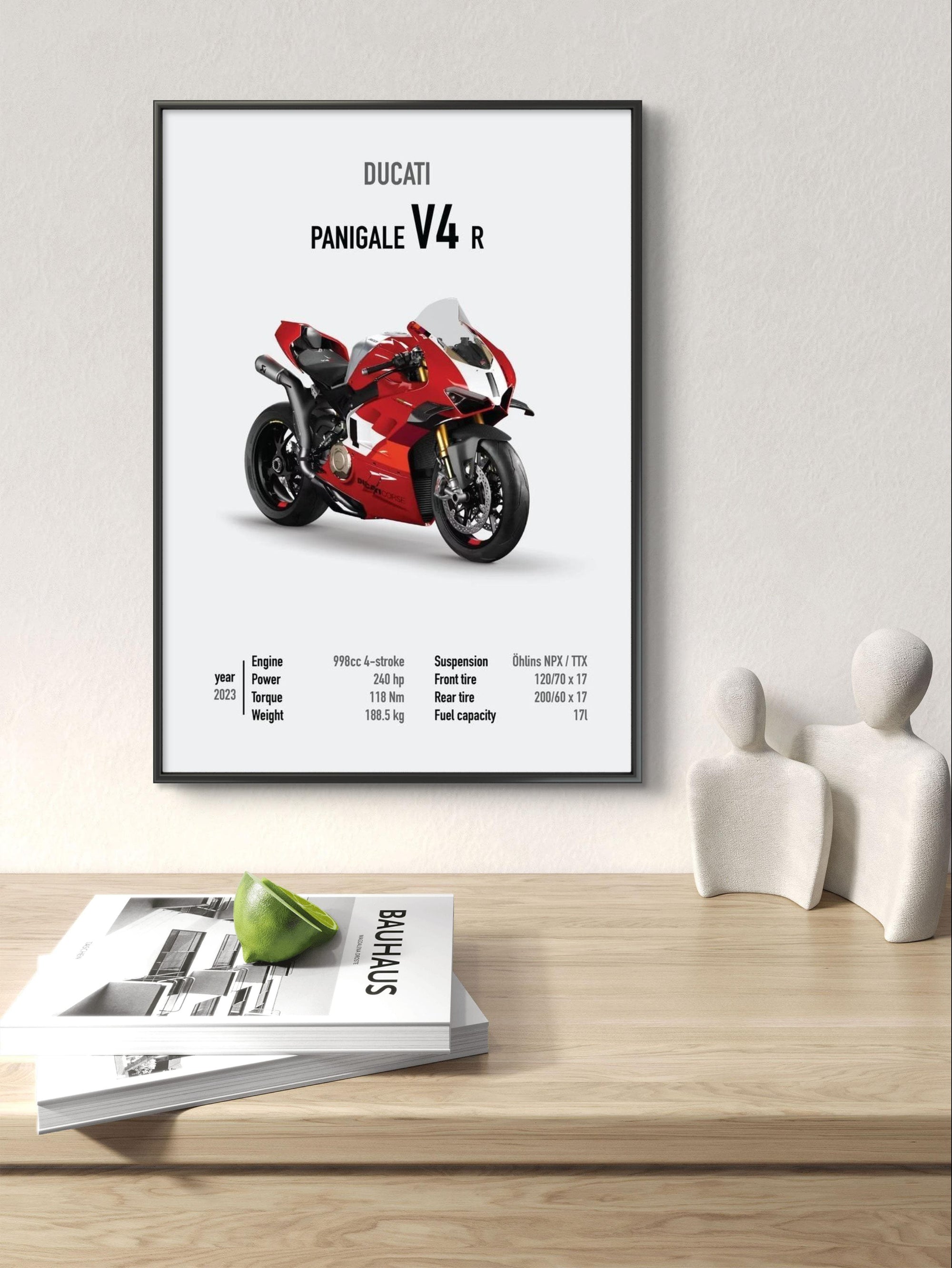 DUCATI V4 Poster