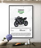 Kwasaki Ninja H2R Poster