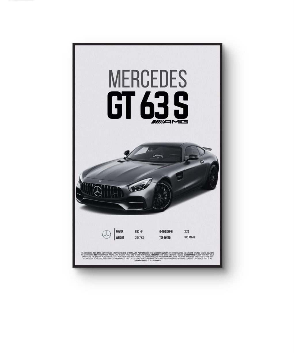 Mercedes GT 63 S Poster