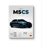 BMW M5 CS Poster