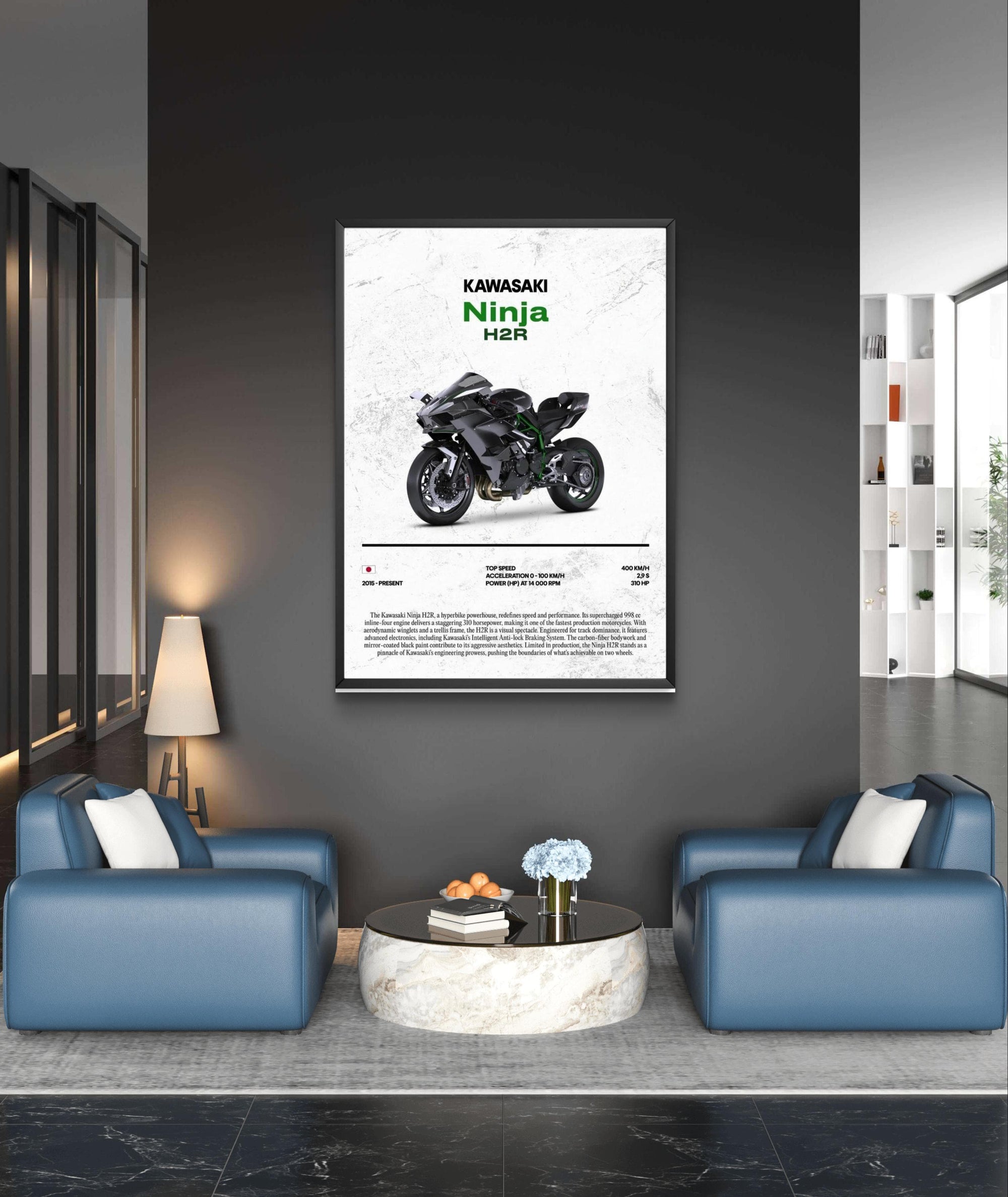 Kwasaki Ninja H2R Poster
