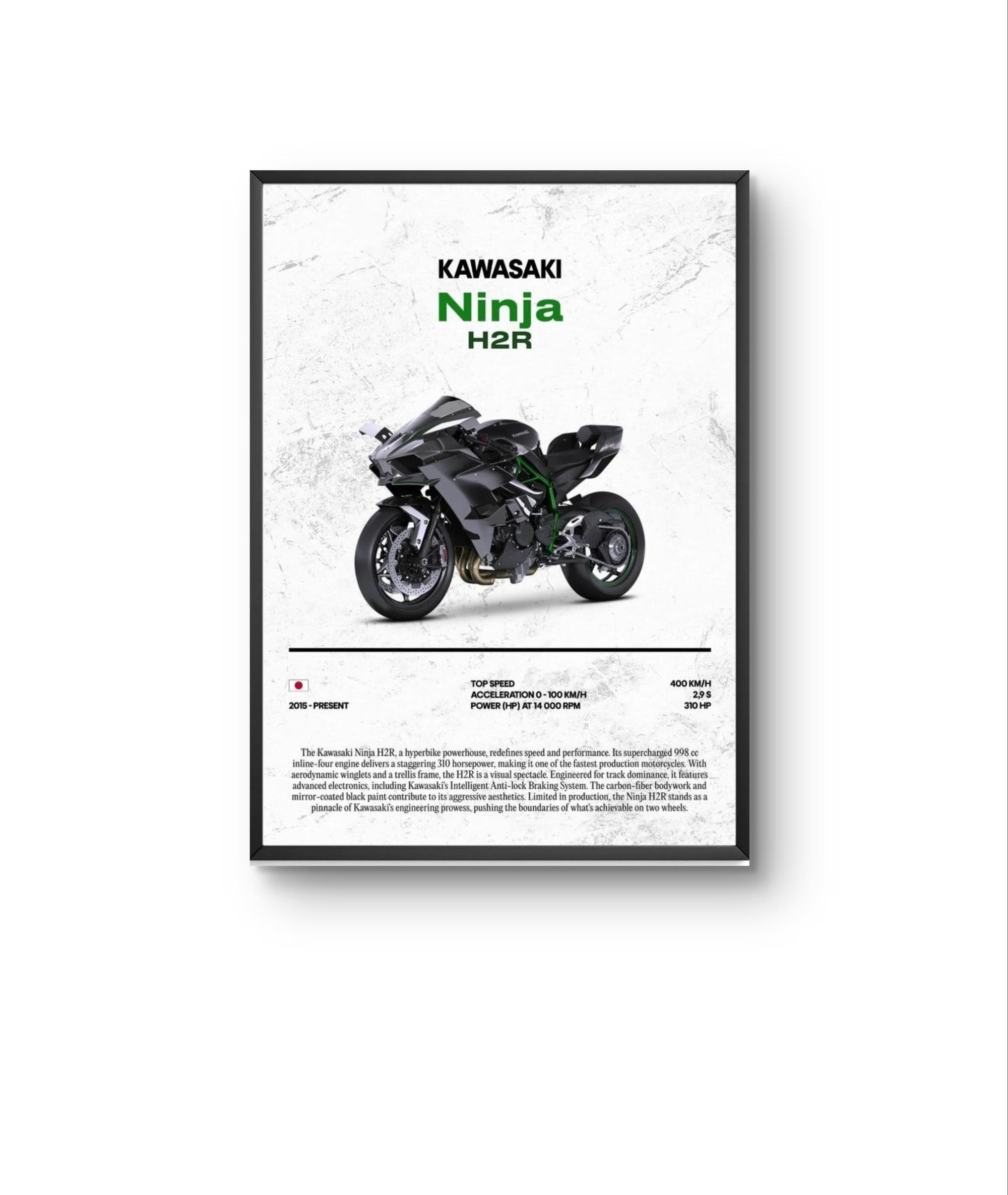 Kwasaki Ninja H2R Poster