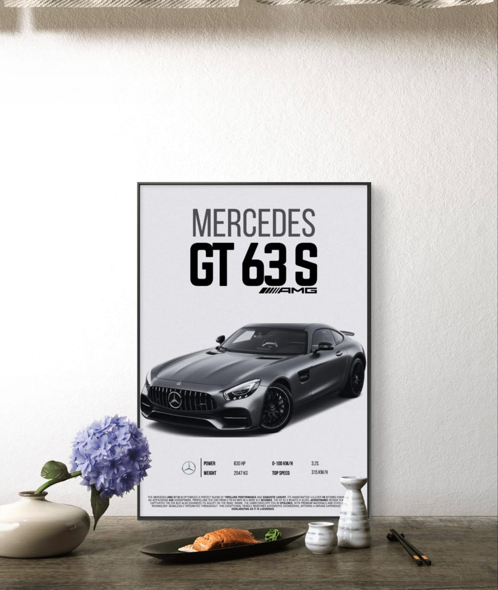 Mercedes GT 63 S Poster