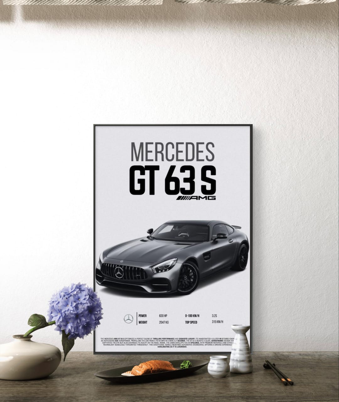 Mercedes GT 63 S Poster