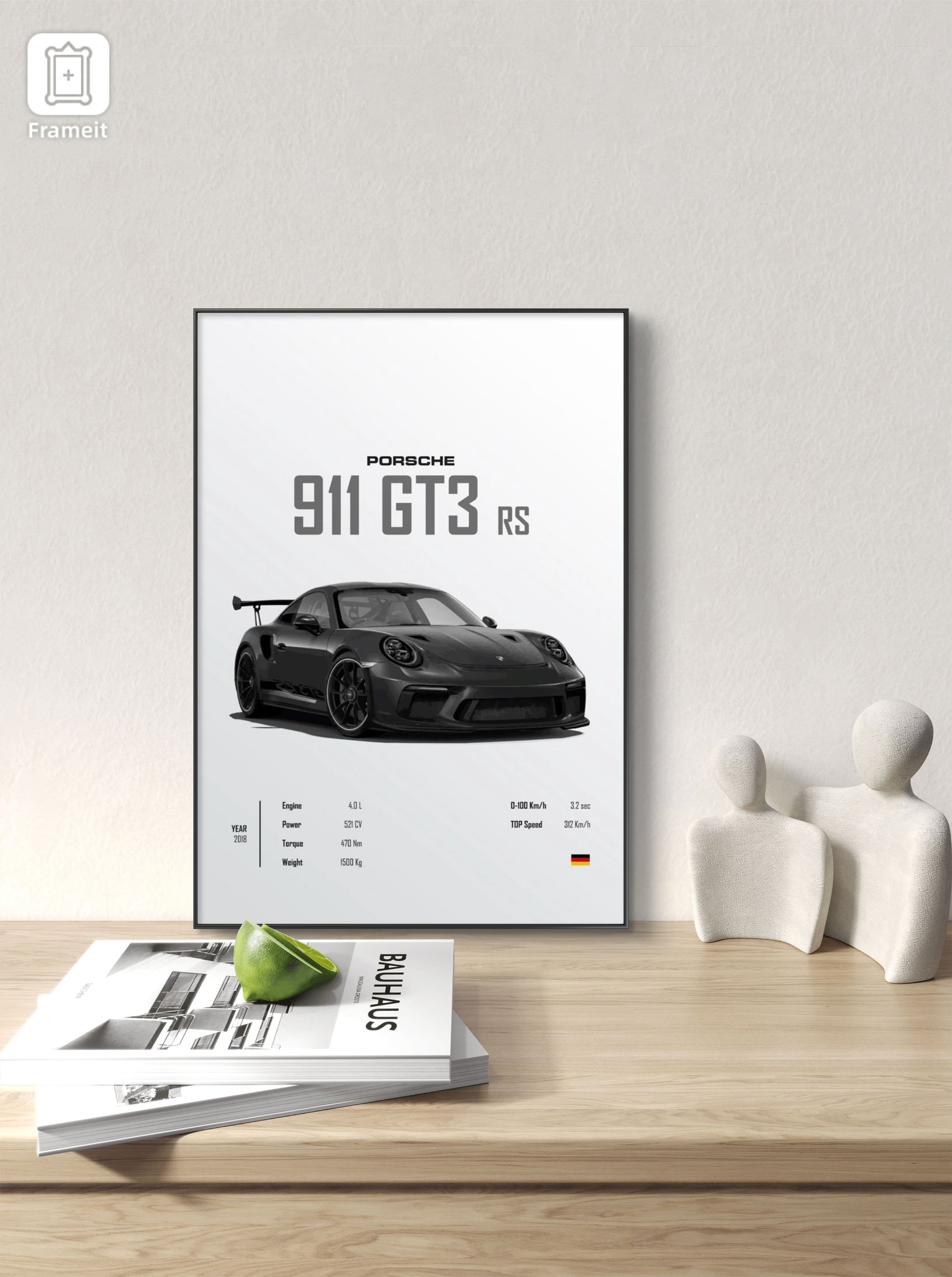 PORSCHE 911 GT3RS FRAME