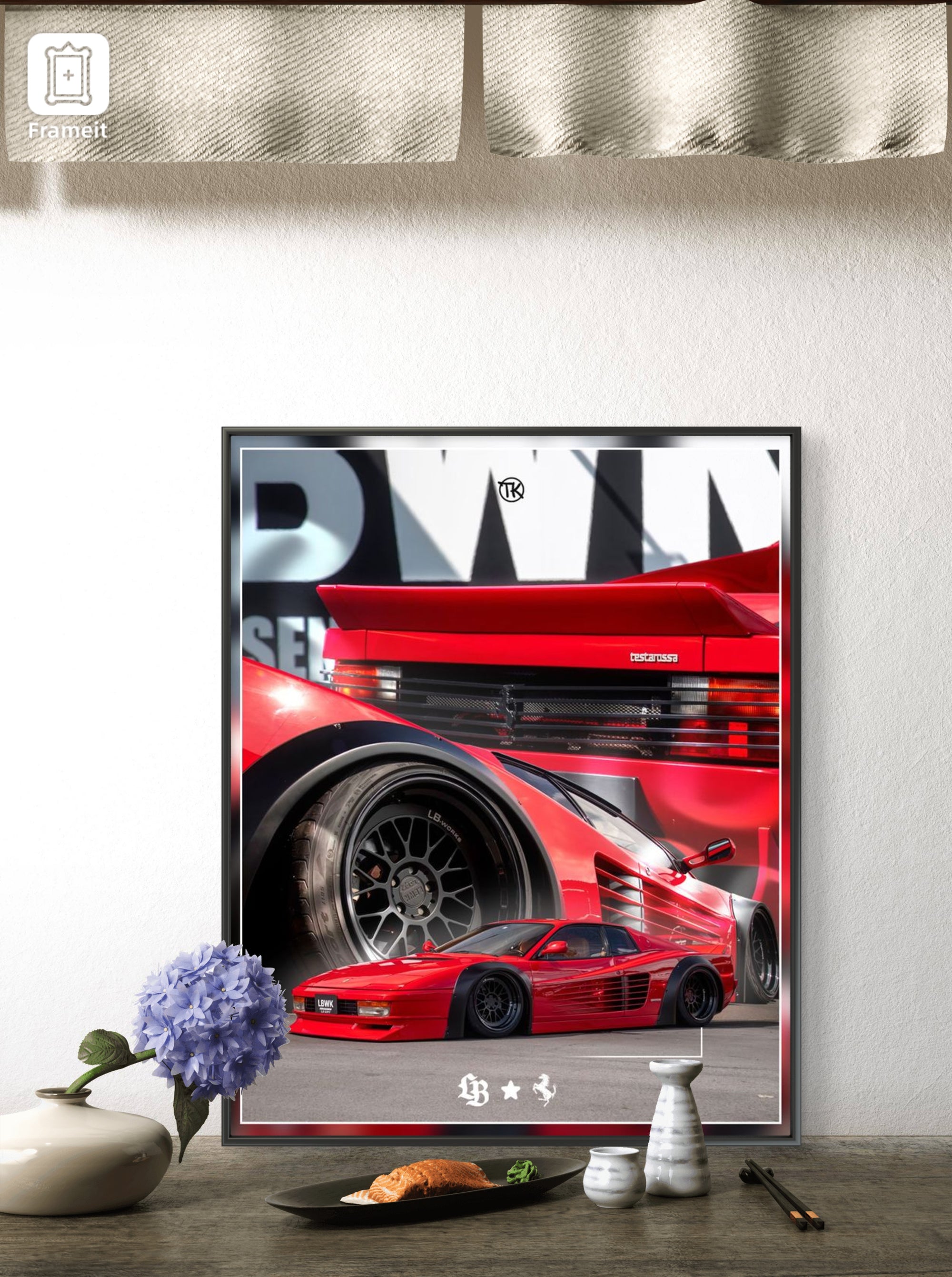FERRARI GRAPHICS FRAME