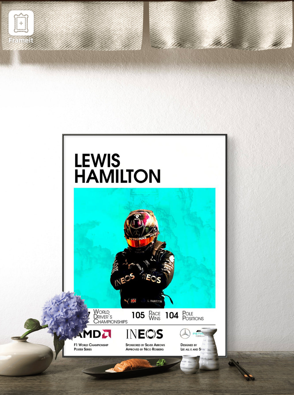 F1 PAPER HAMILTON