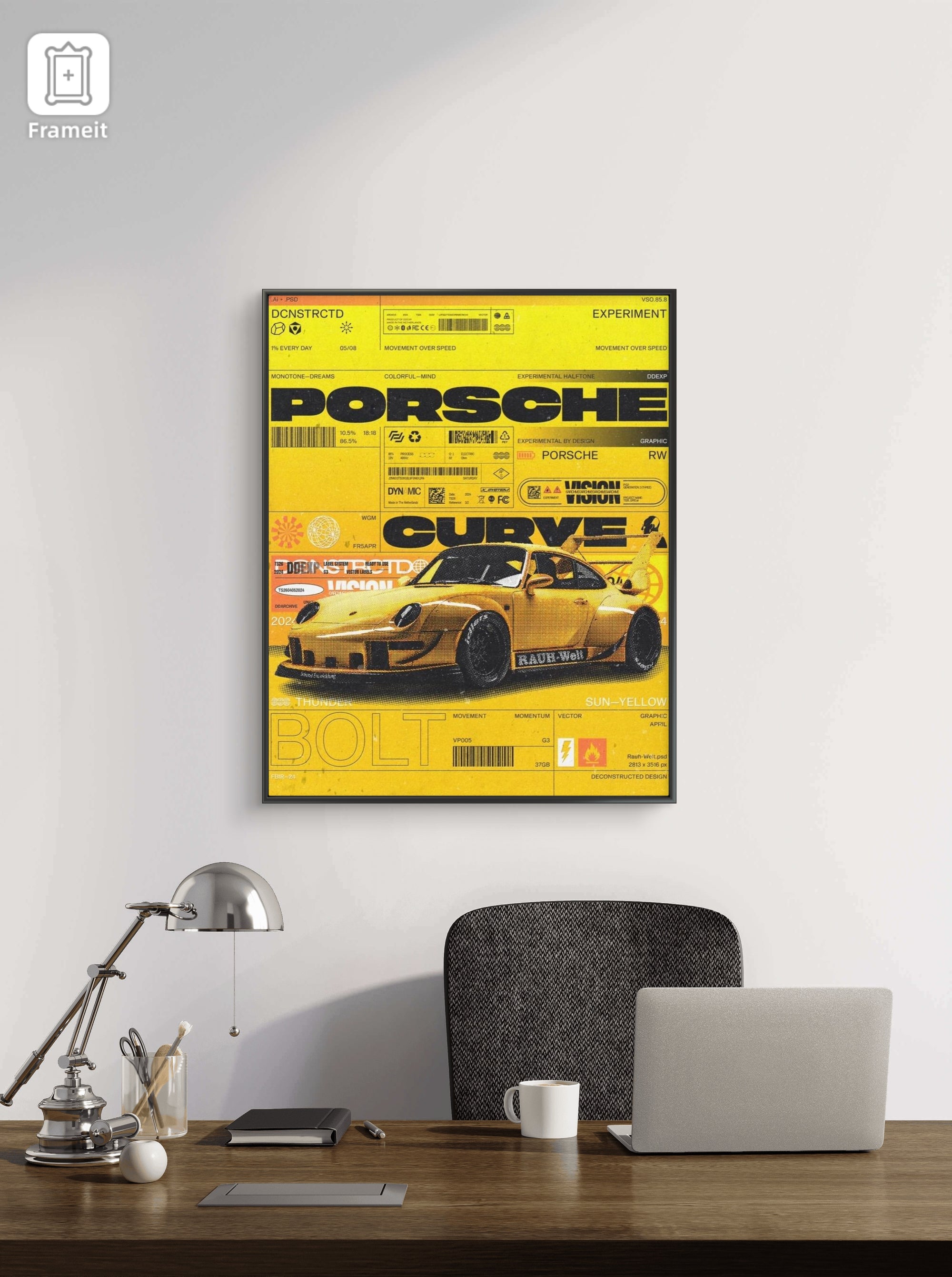 PORCHE GRAPHICS FRAME