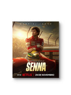 Ayrton Senna Frame Poster