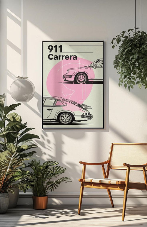 911 CARRERA PINK FRAME