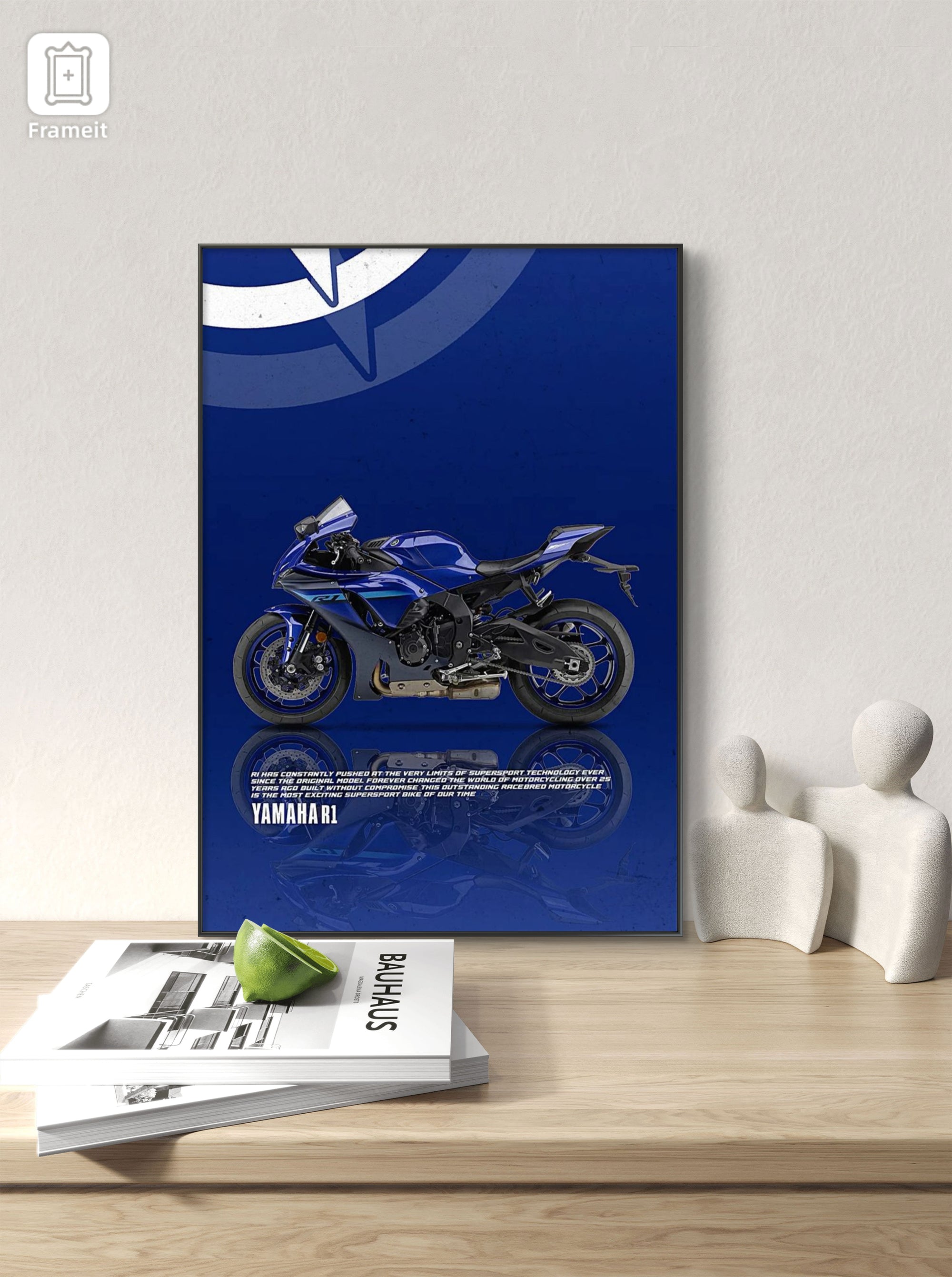 YAMAHA BLUE BIKE