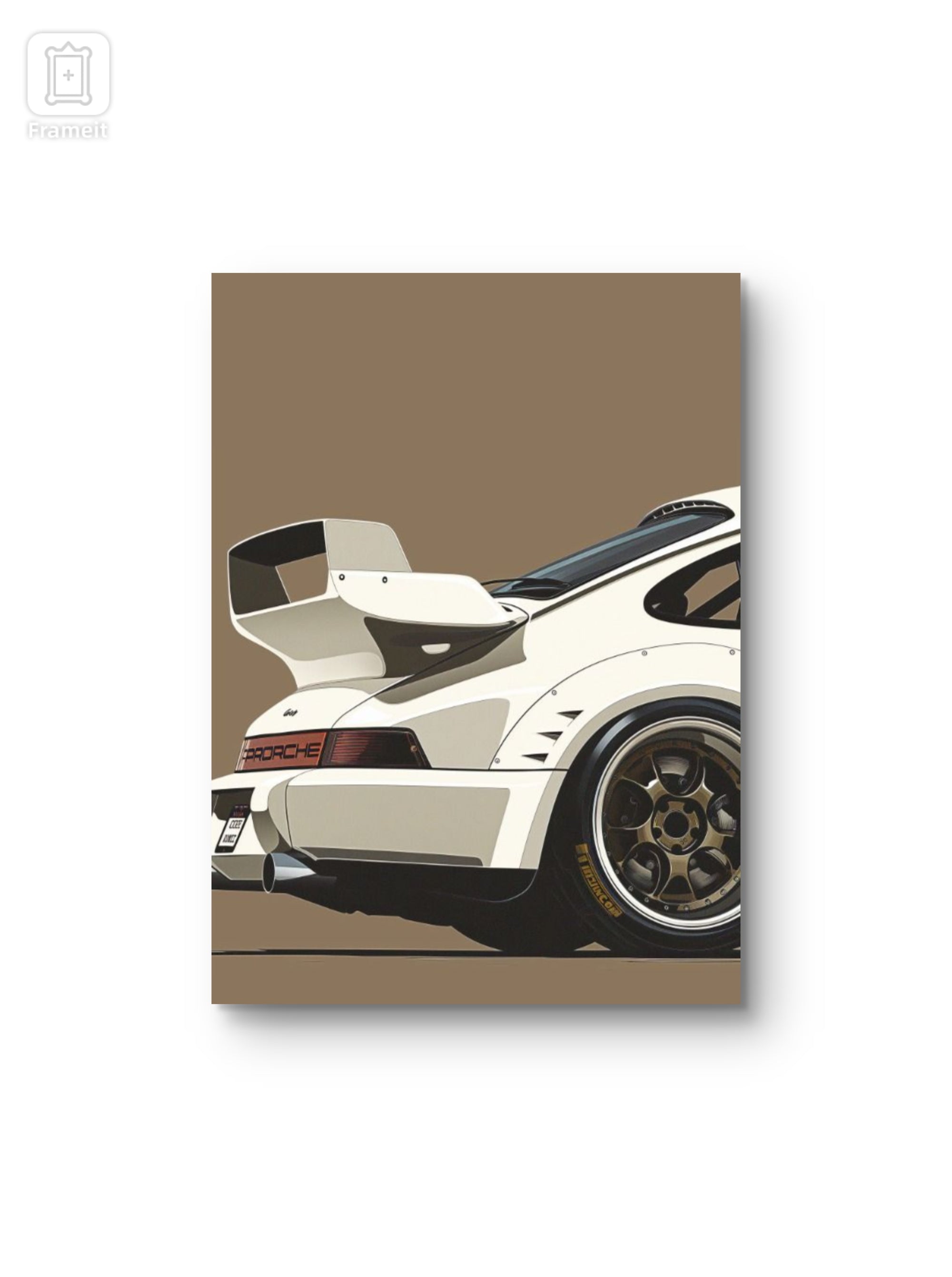 BROWN PORCHE 911