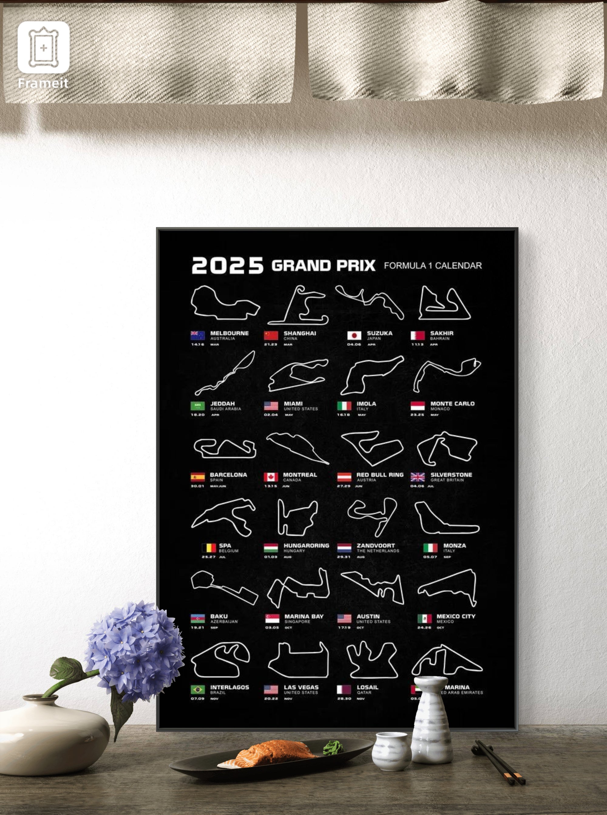 F1 TRACKS 2025