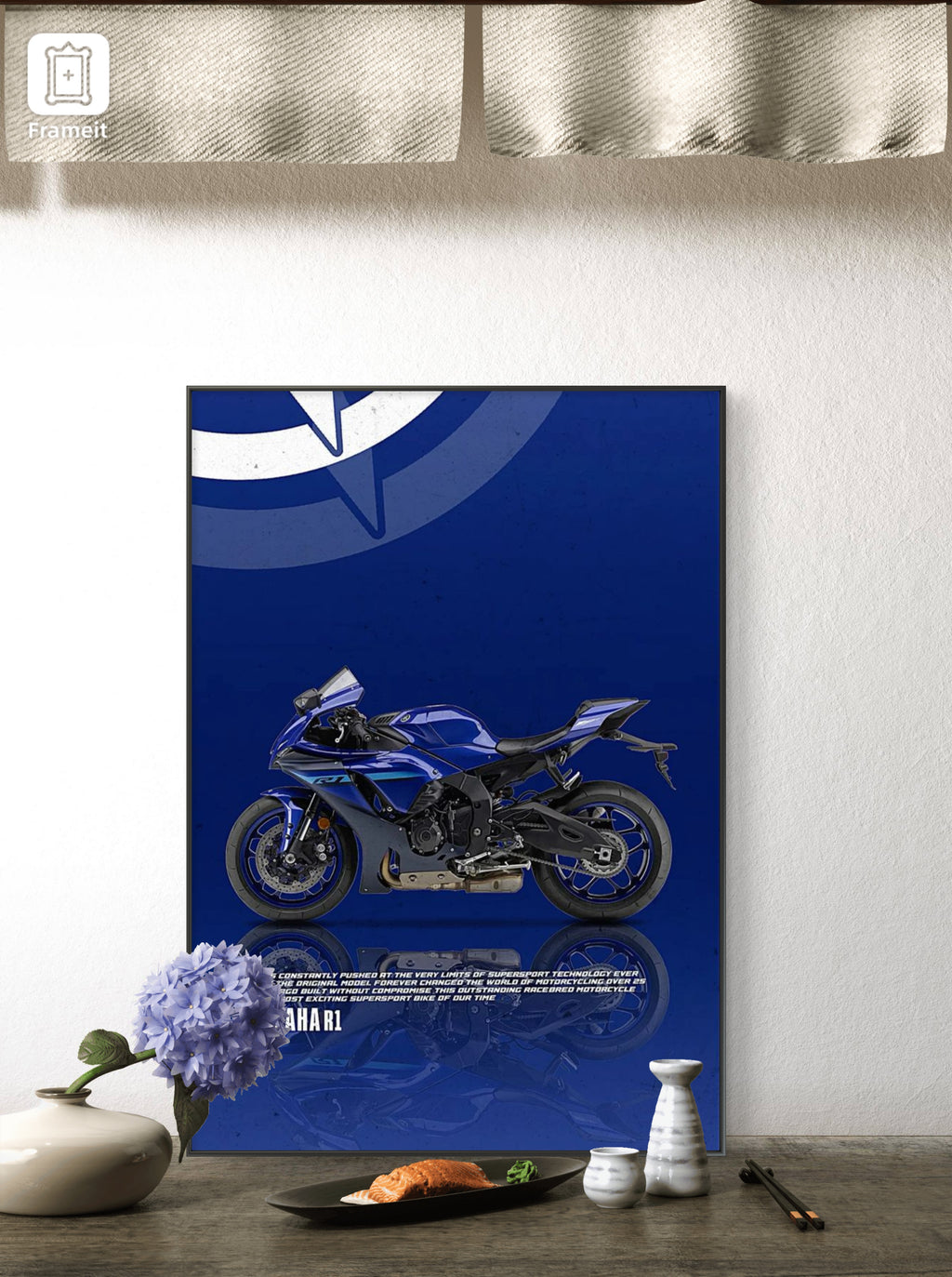 YAMAHA BLUE BIKE