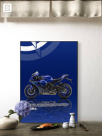 YAMAHA BLUE BIKE