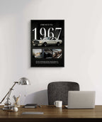 ASTHETIC MUSTANG POSTER/FRAME