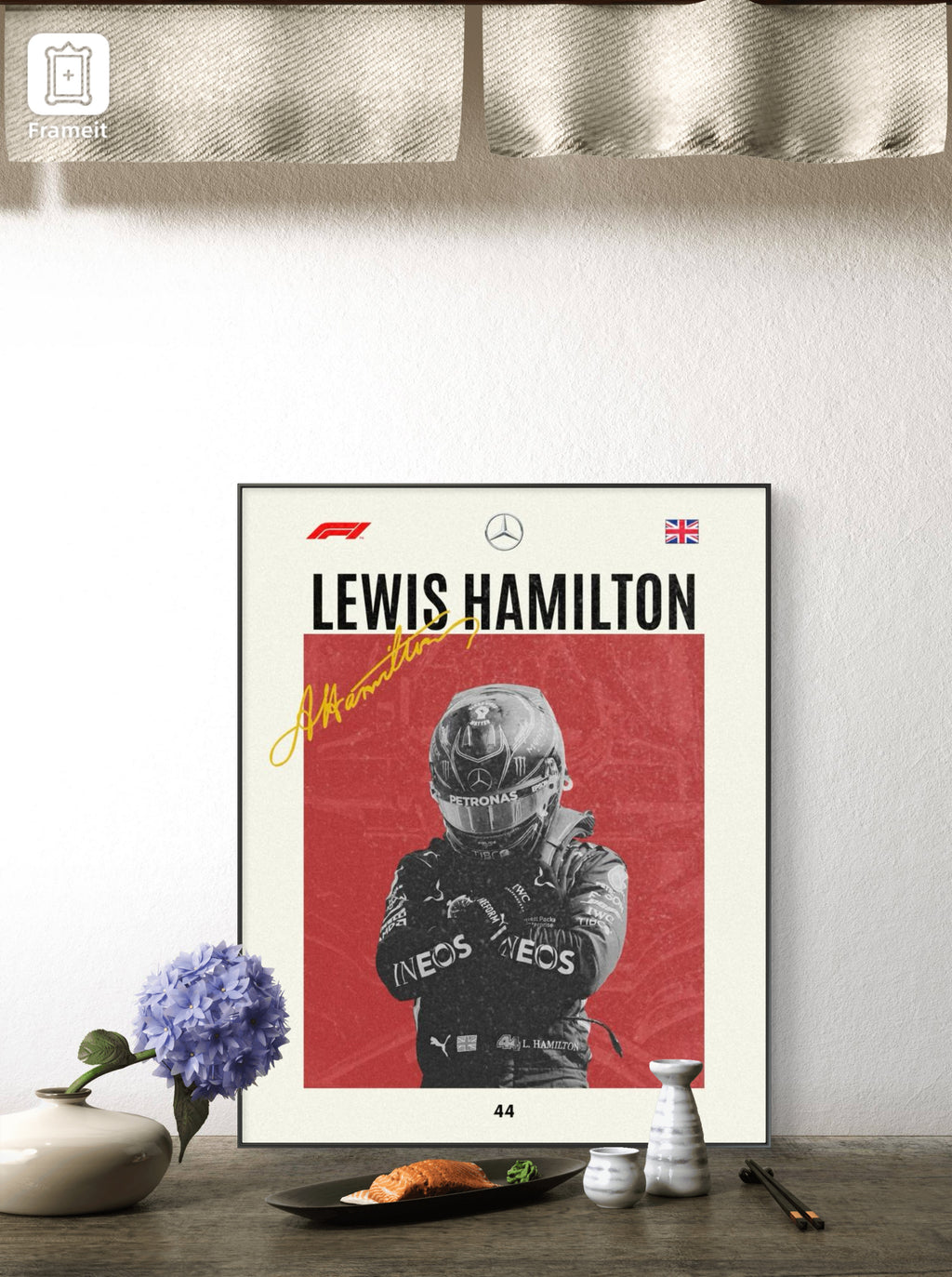 F1 PAPER HAMILTON