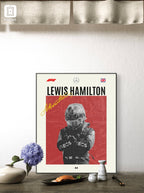 F1 PAPER HAMILTON
