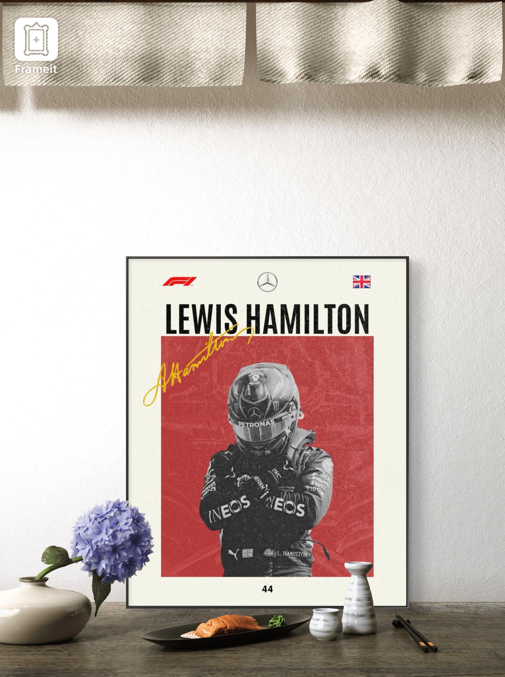 F1 PAPER HAMILTON