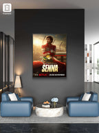 Ayrton Senna Frame Poster